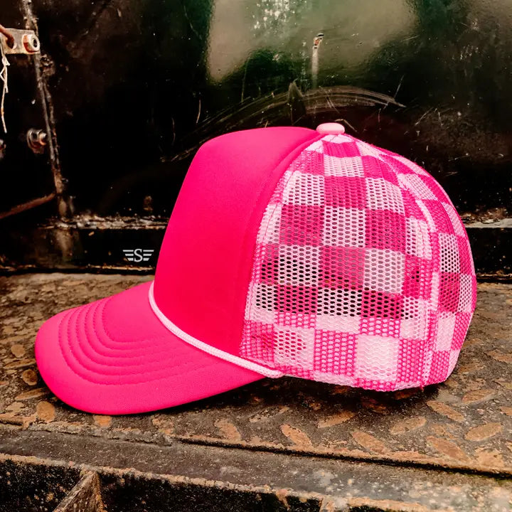 Pink & Light Pink Checkered