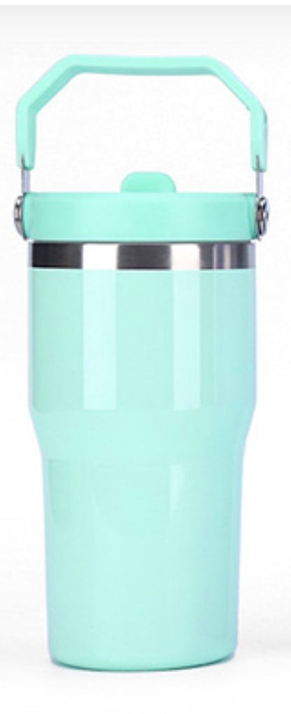 20 OZ Tumbler With Flip Straw